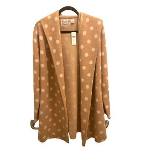 NWT Anthropology -Field Flower- Polka Dot Cardigan